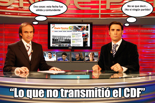 lo que no transmitio cdf "Si no alcanzaste a ver los goles, por lo menos podrás leer algo sobre los partidos en CT"